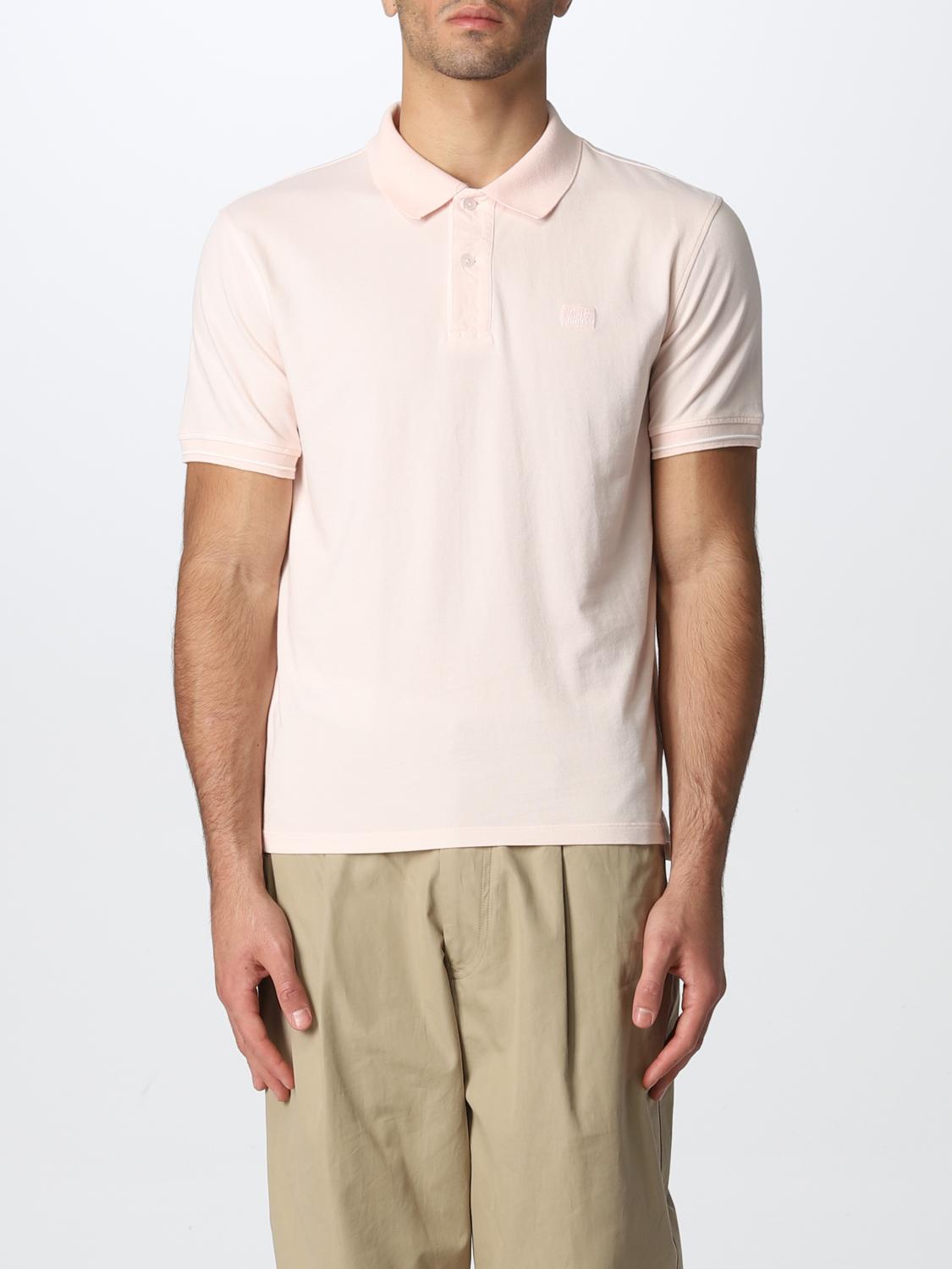 C.P. COMPANY: Polo shirt men - Pink 