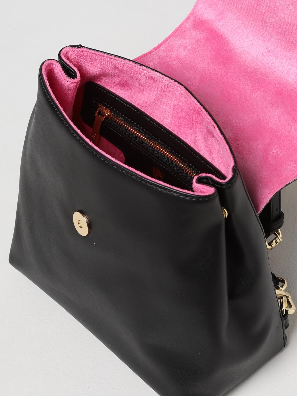 CHIARA FERRAGNI: Bolso de mano mujer - Negro | Mochila Chiara Ferragni  72SB4BAAZS132 GIGLIO.COM
