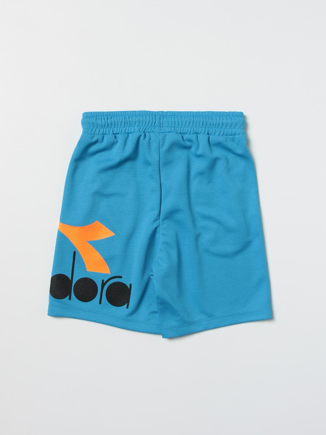DIADORA: Pantaloncino bambino - Turchese | Pantaloncino Diadora 029977  GIGLIO.COM