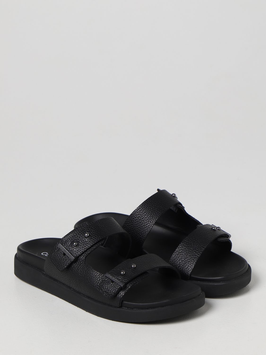 Calvin Klein Jeans Outlet: sandals for man - Black | Calvin Klein Jeans ...
