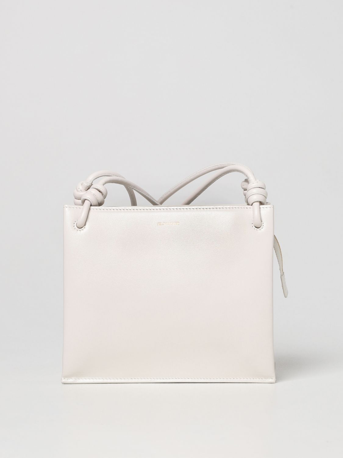 Jil Sander Leather Bag In White | ModeSens