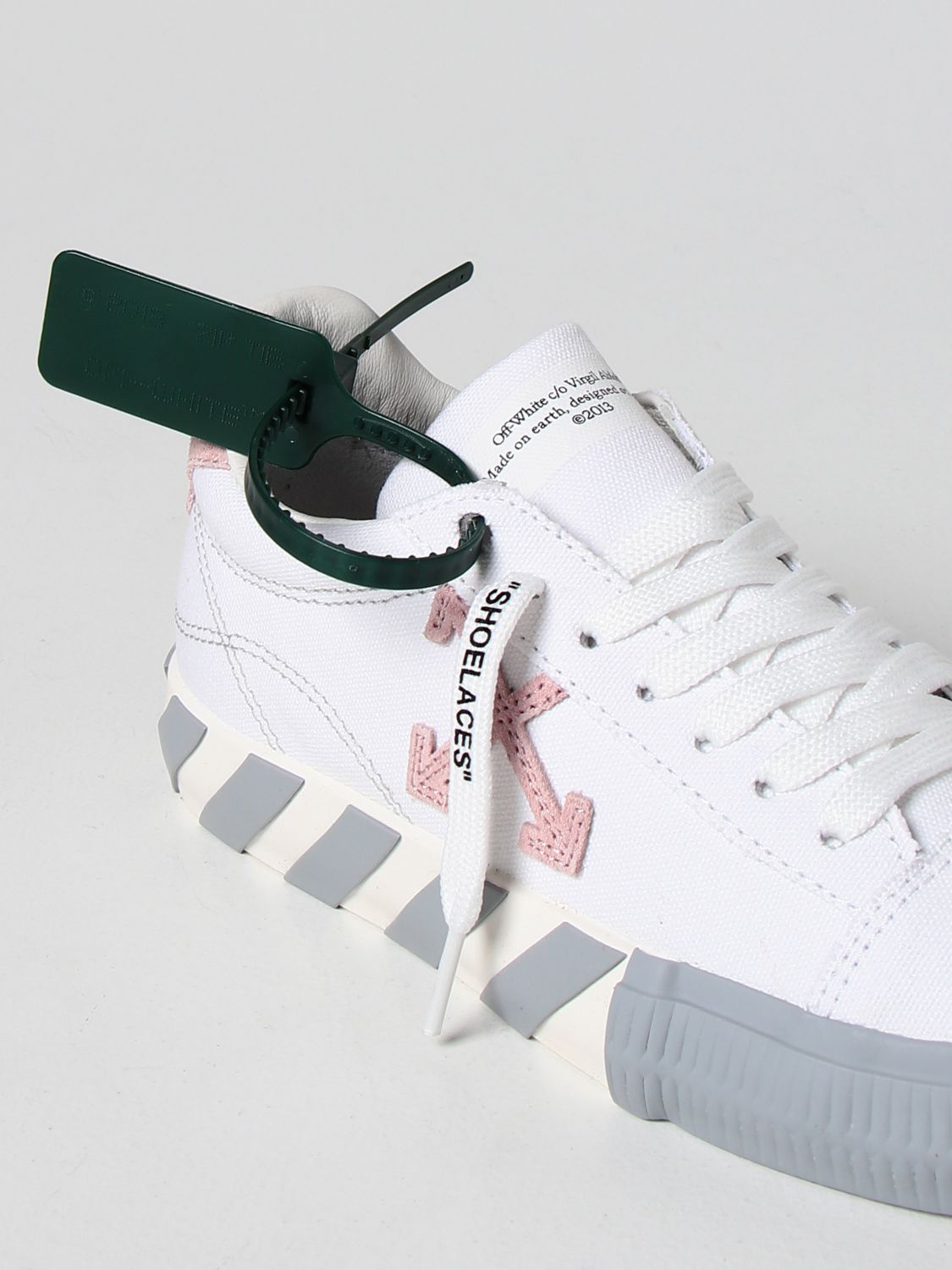 Off-White Vulcanized Canvas Sneakers