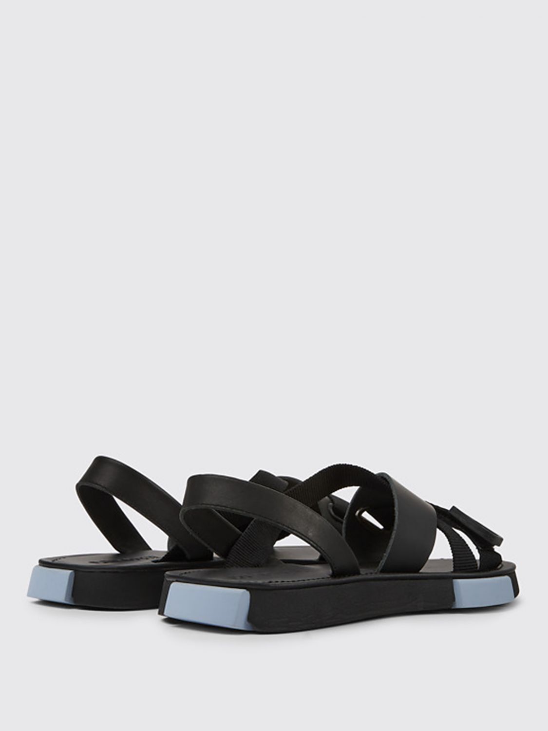 Camper Outlet: flat sandals for woman - Black | Camper flat sandals ...