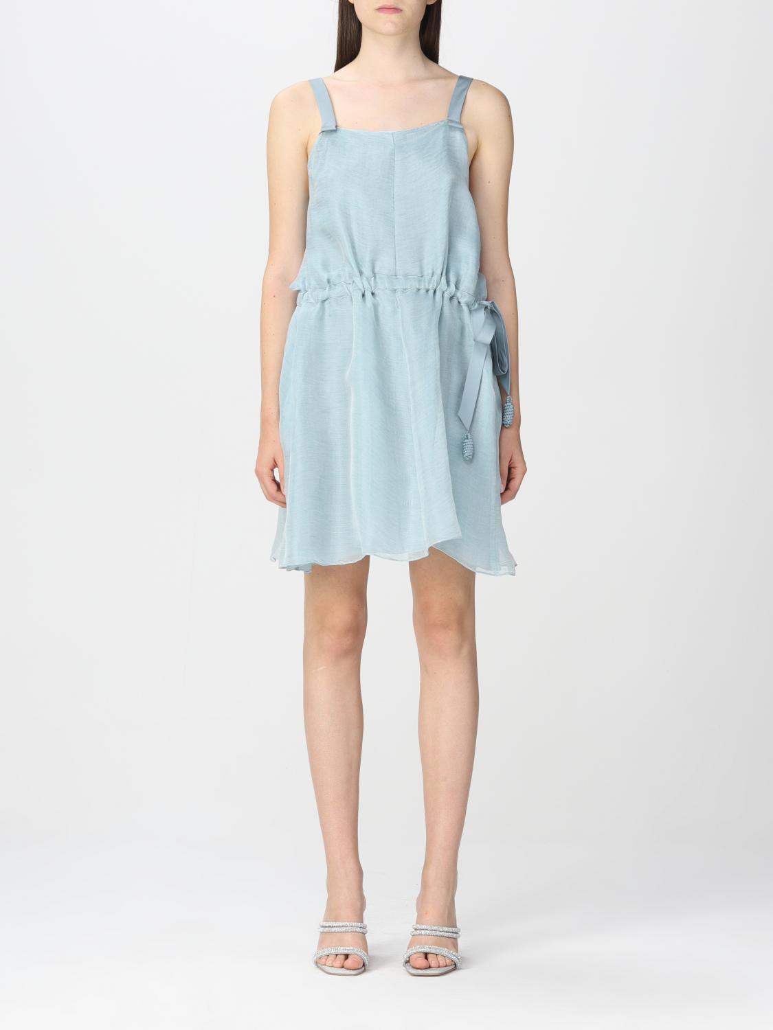 EMPORIO ARMANI: Abito donna - Argento | Abito Emporio Armani INA33TI2475  GIGLIO.COM