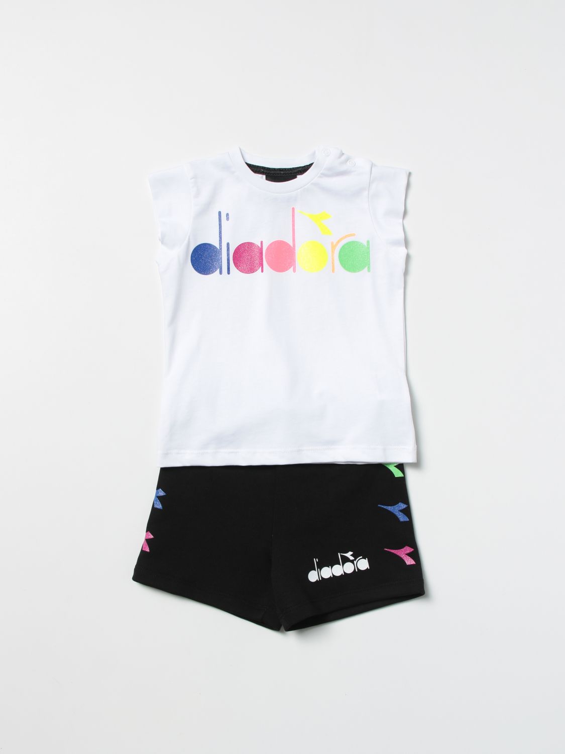 DIADORA: jumpsuit for baby - White | Diadora jumpsuit 030196 online on ...