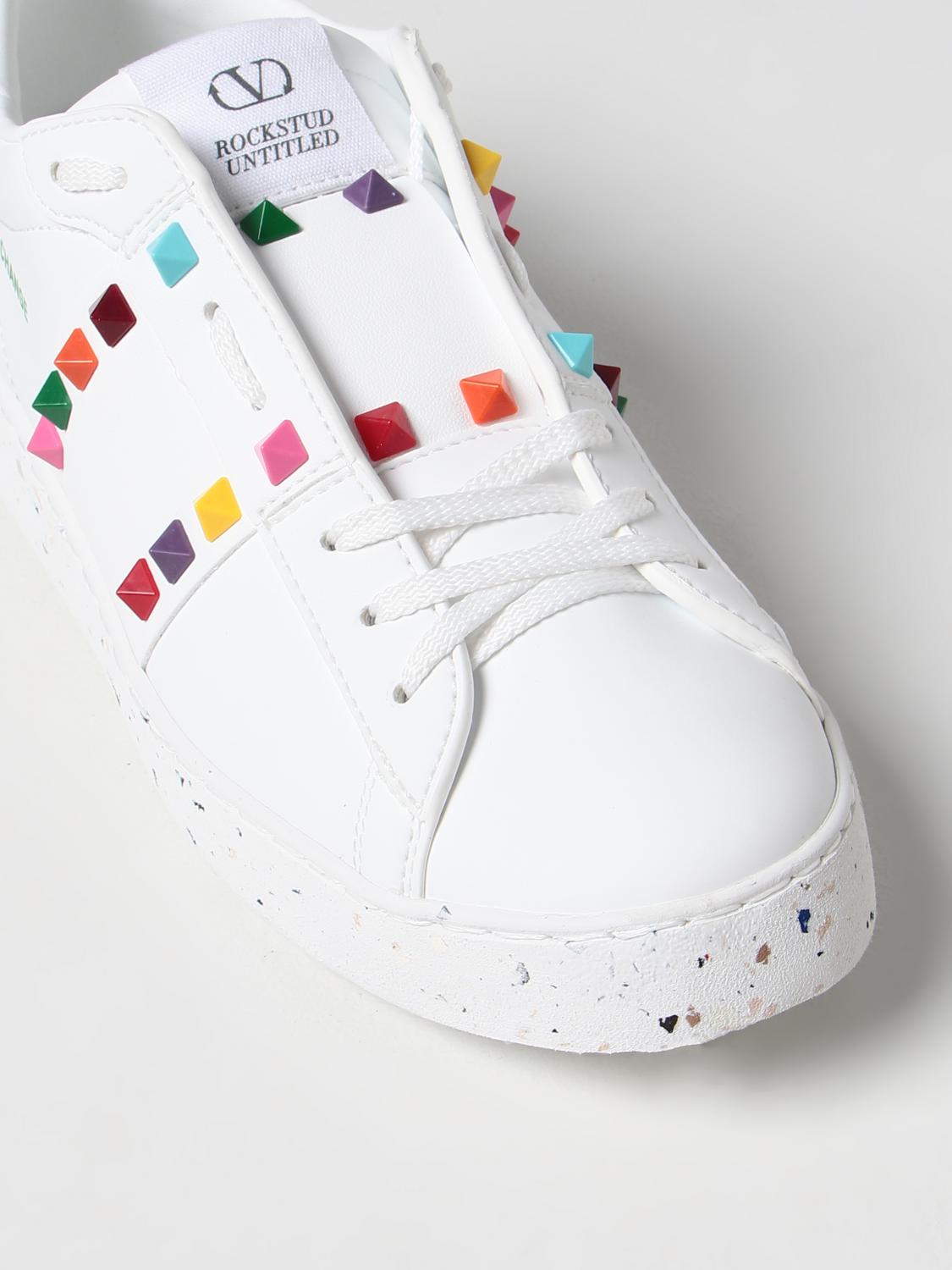VALENTINO GARAVANI: Zapatillas mujer - Blanco | Zapatillas Valentino  Garavani WS0A01PZQ GIGLIO.COM