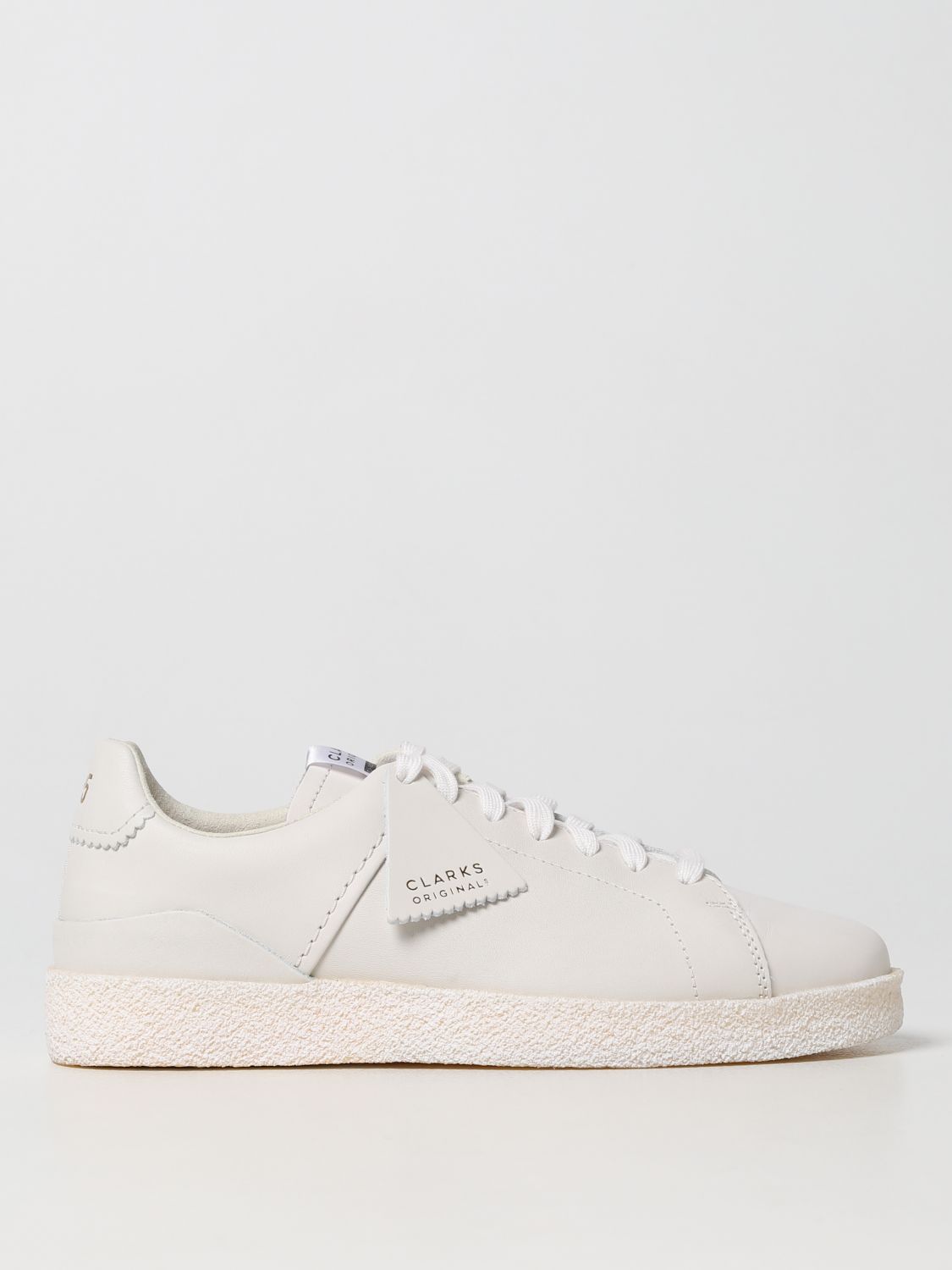 CLARKS: sneakers for man - White | Clarks sneakers 161902 online at ...