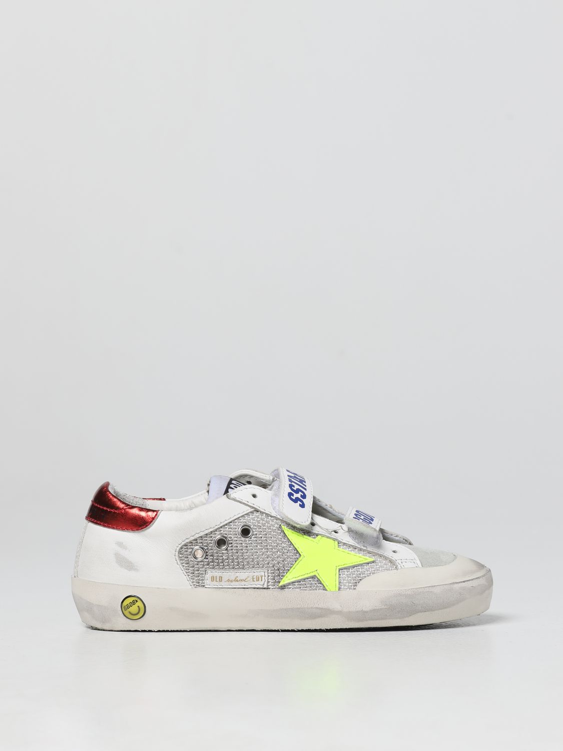 GOLDEN GOOSE: Old School sneakers - White | Shoes Golden Goose  GYF00301F00282981612 GIGLIO.COM