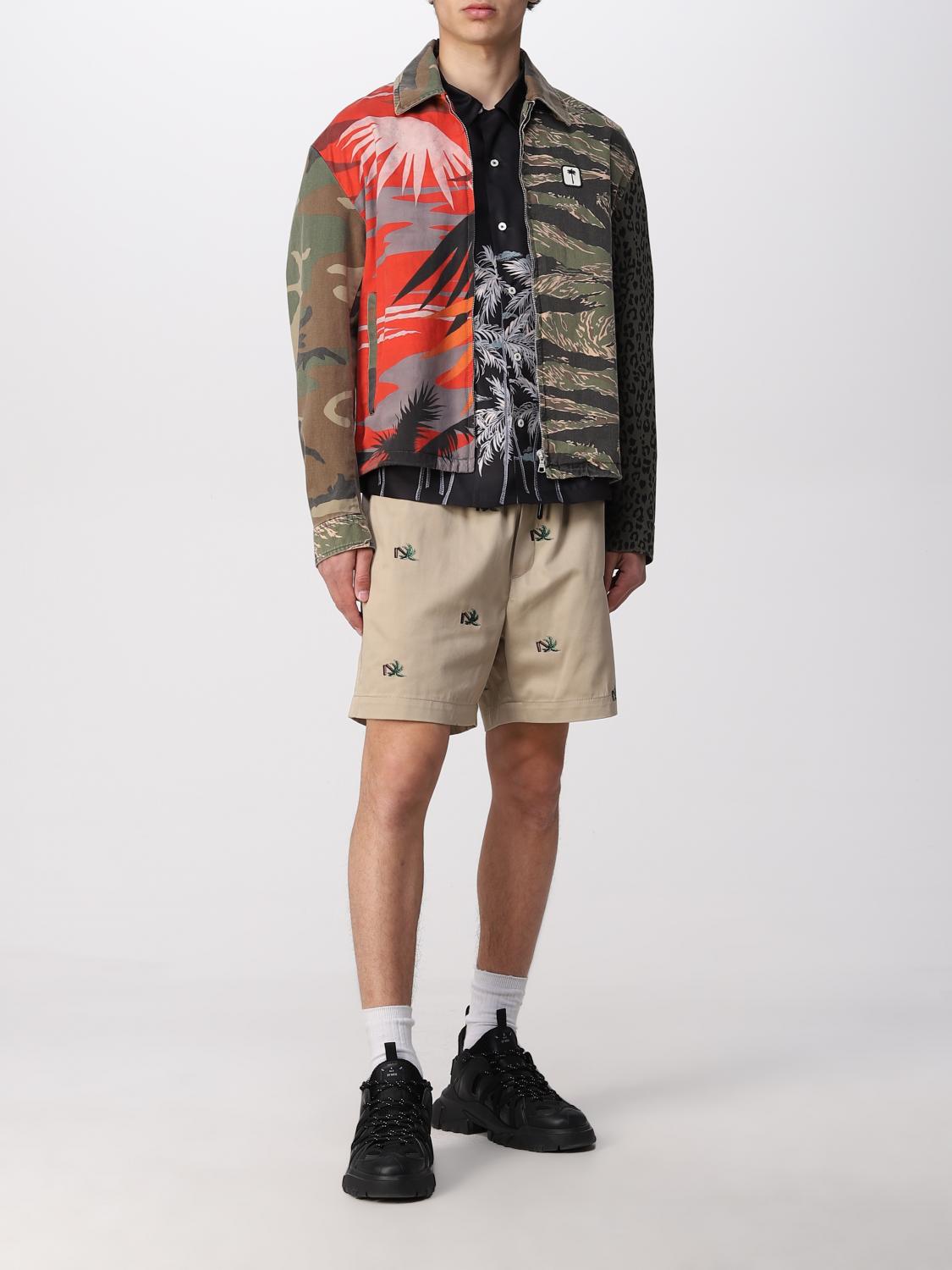 PALM ANGELS: patchwork jacket 