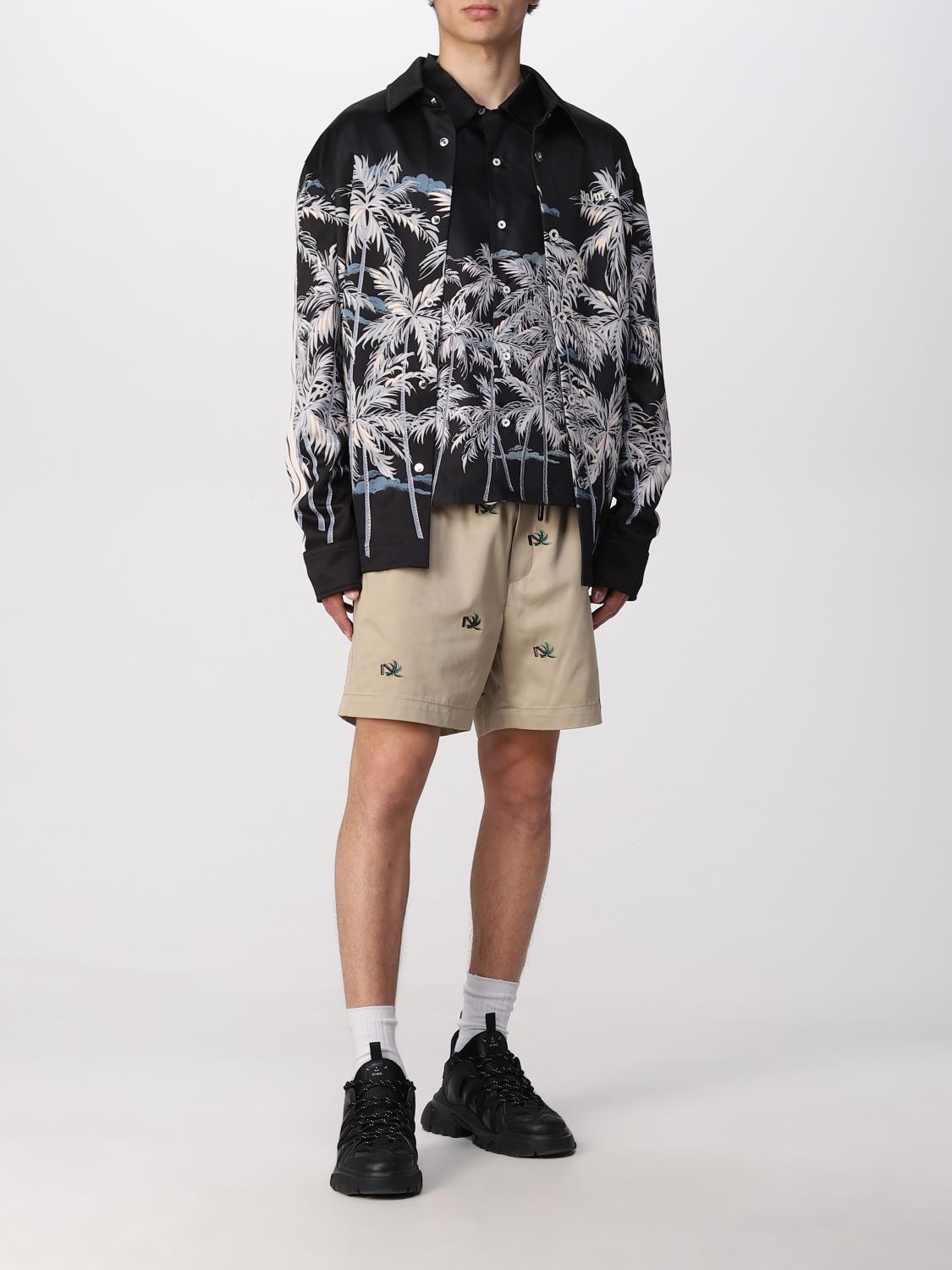 Palm Angels Shirt with Palm Trees