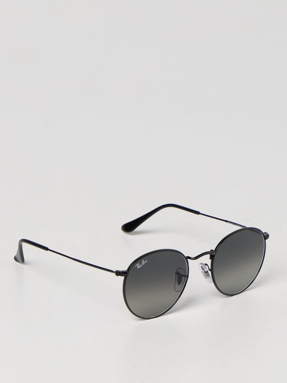 Ray Ban Round Metal Flat Sunglasses In Metal Black Ray Ban Glasses
