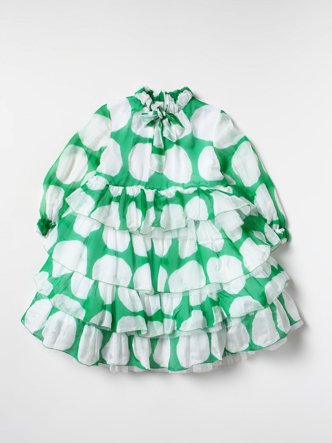Mi Mi Sol Dress Kids In Green | ModeSens
