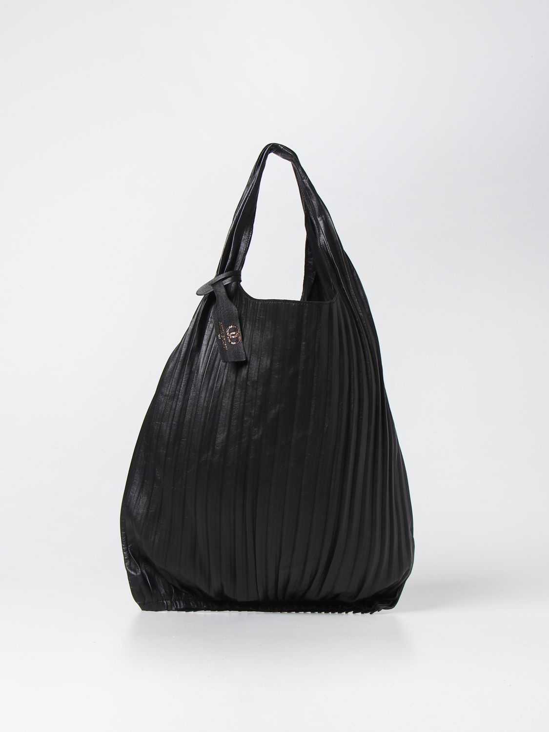 ANITA BILARDI: tote bags for woman - Black | Anita Bilardi tote bags ...
