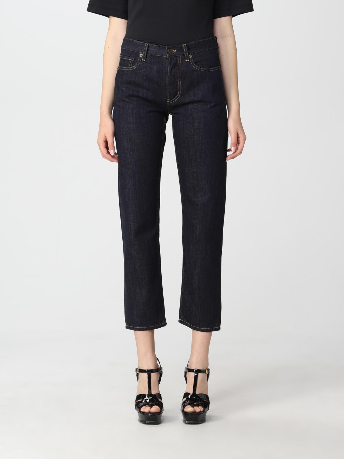 saint laurent cropped jeans