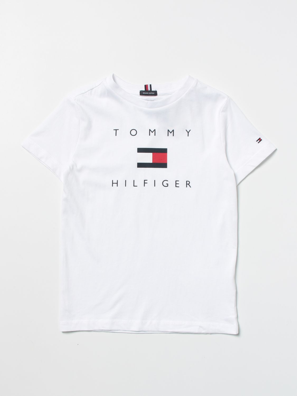 Kritisch blad bevestig alstublieft TOMMY HILFIGER: T-shirt kids - White | Tommy Hilfiger t-shirt KB0KB07286  online on GIGLIO.COM