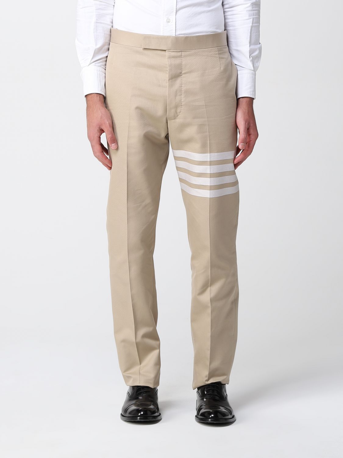 Pantalón Thom Browne: Pantalón Thom Browne para hombre beige 1