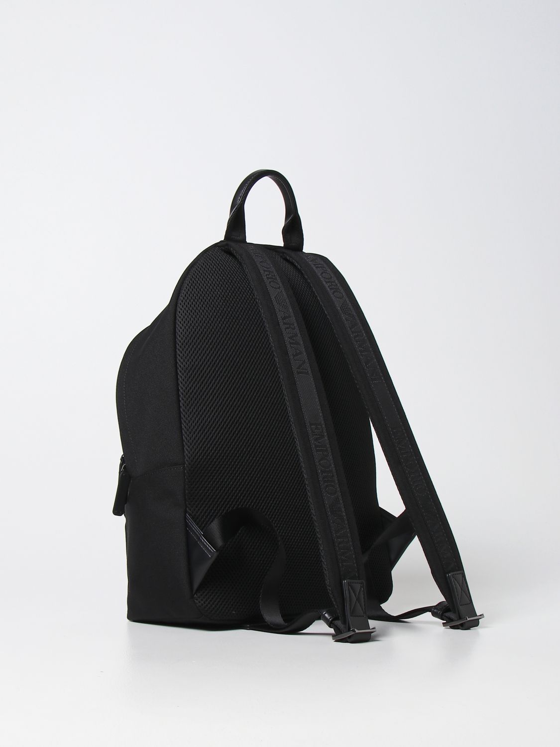 Backpack Emporio Armani: Emporio Armani backpack in canvas black 2