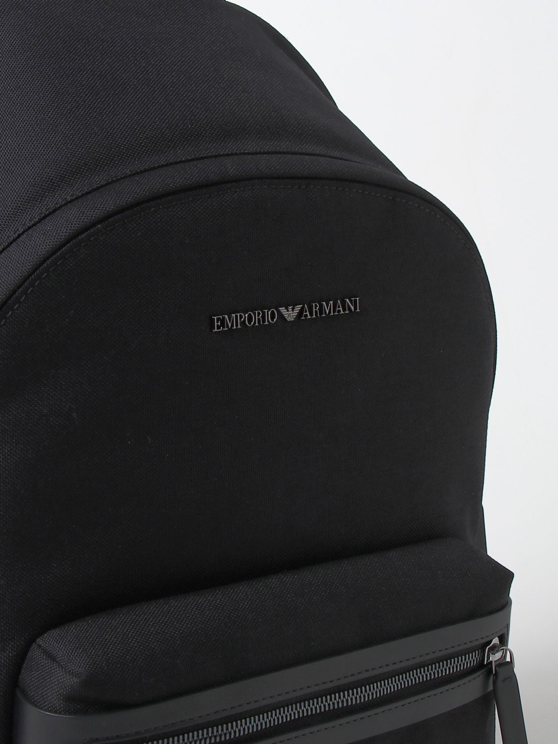 Backpack Emporio Armani: Emporio Armani backpack in canvas black 3