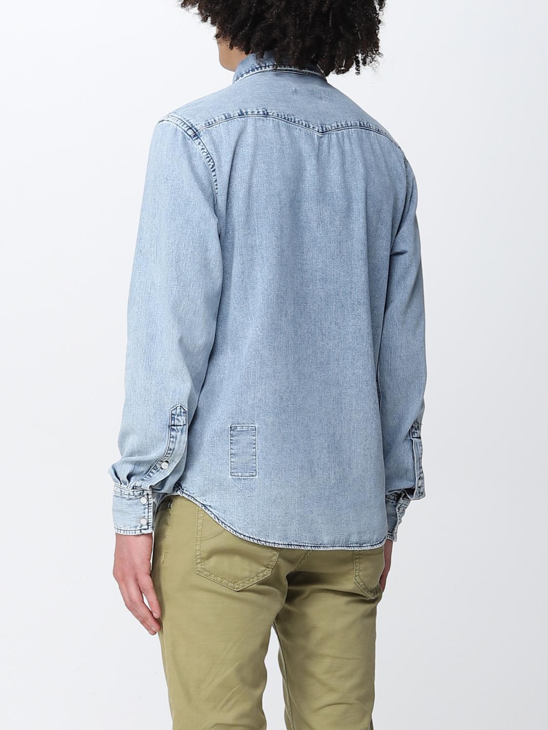 JACOB COHEN: Camicia uomo - Denim | Camicia Jacob Cohen UC00201T9734  GIGLIO.COM