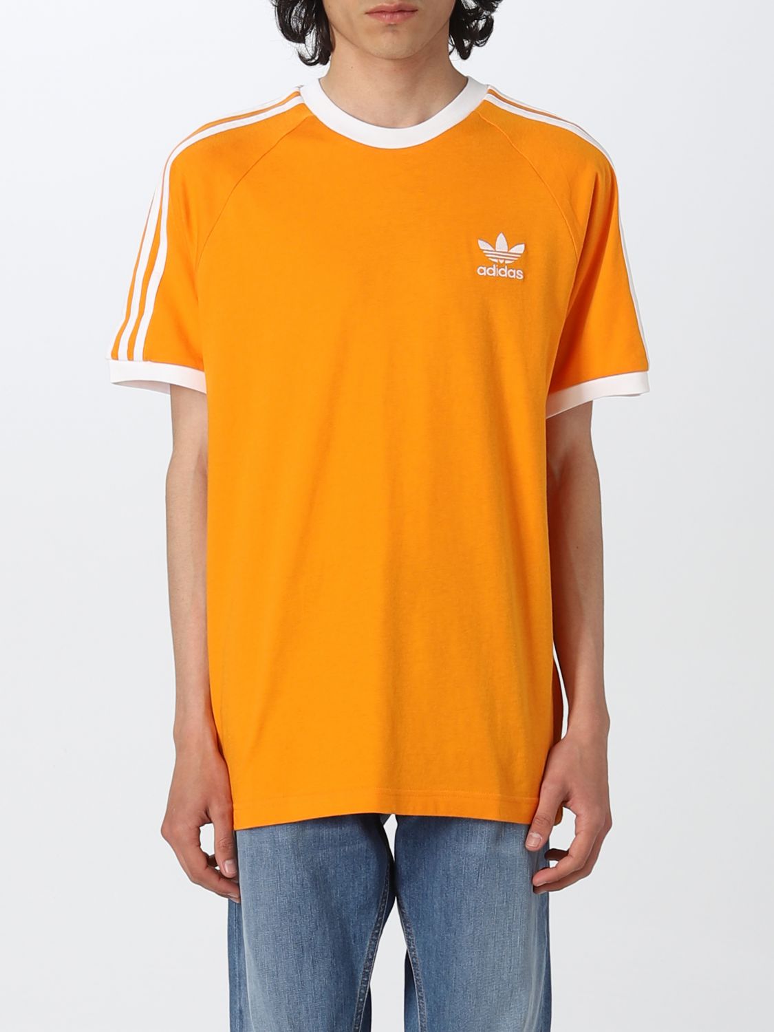 Convención Adiccion plátano ADIDAS ORIGINALS: Camiseta para hombre, Naranja | Camiseta Adidas Originals  HE9551 en línea en GIGLIO.COM