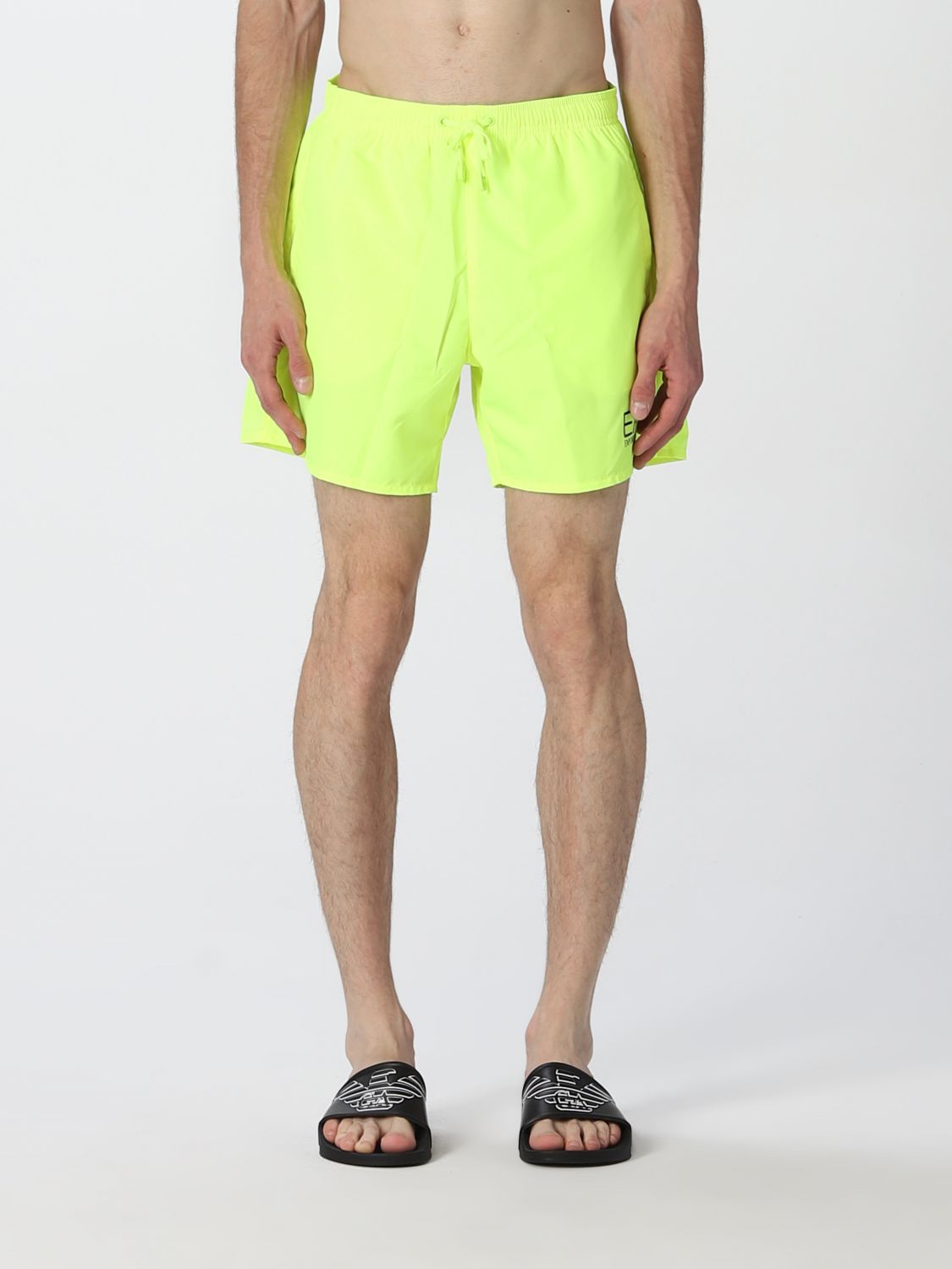 EA7: swimsuit for man - Yellow | Ea7 swimsuit 902000CC721 online on ...