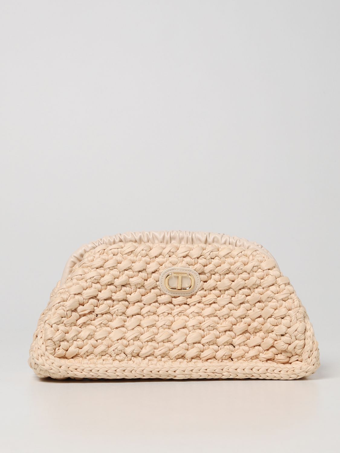 Clutch Twinset: Twinset clutch for woman sand 1