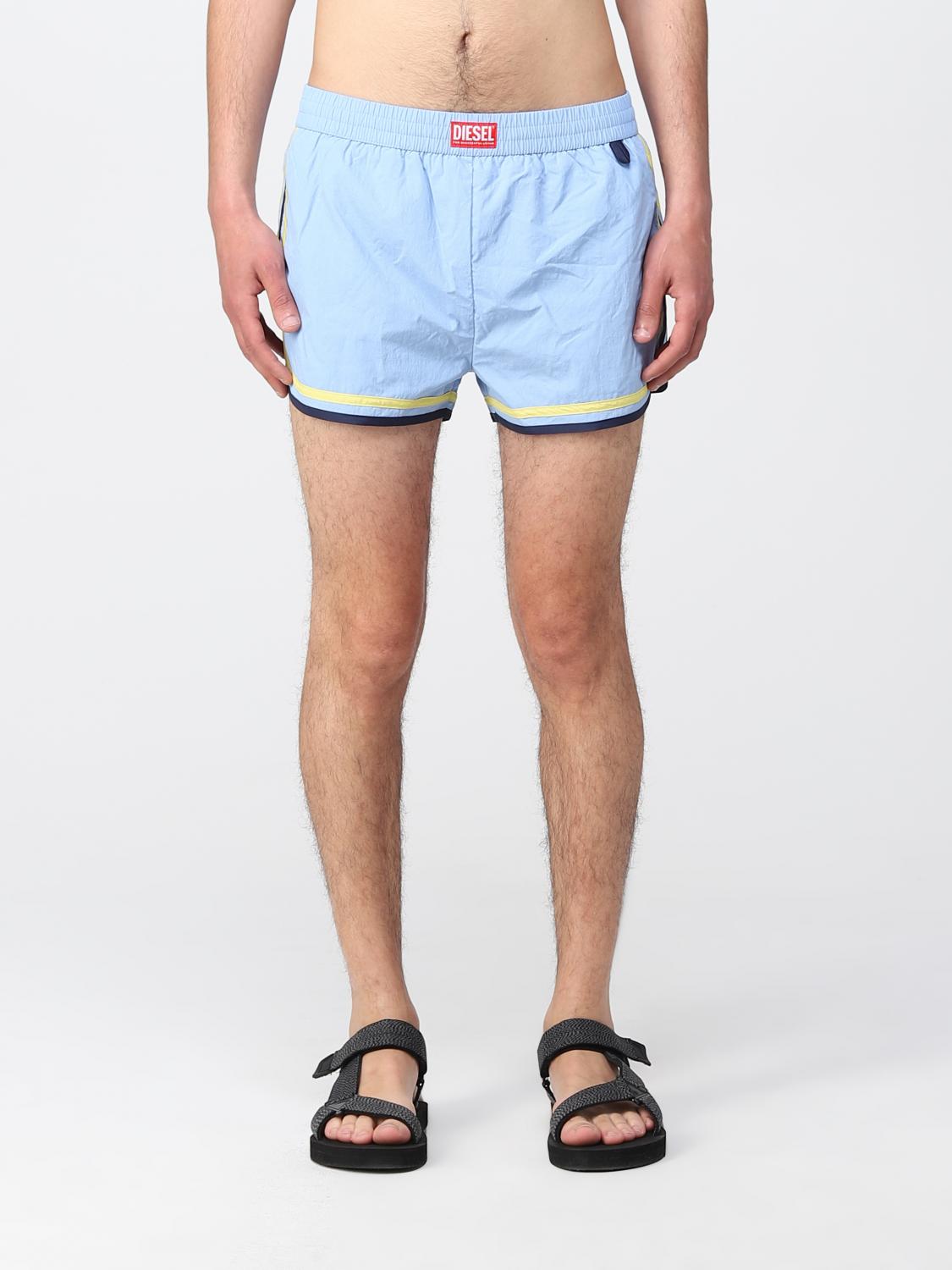 DIESEL swimsuit for man Gnawed Blue Diesel swimsuit 00S0L60NCAW