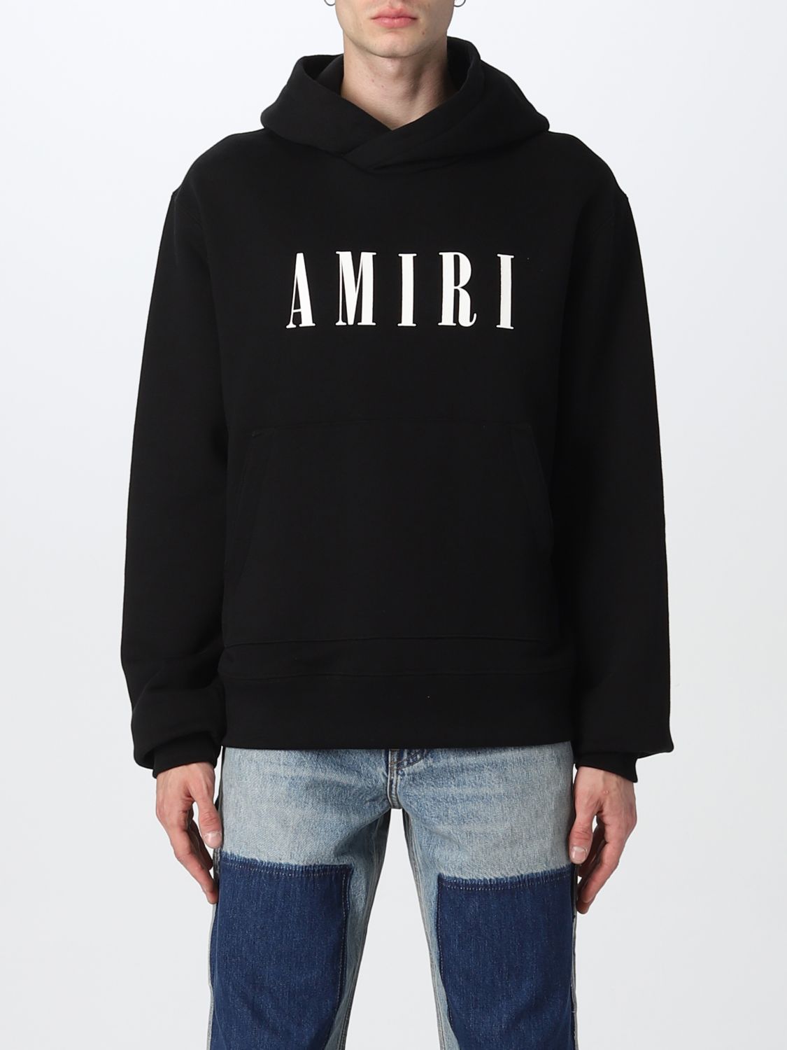 AMIRI: Sweatshirt men - Black | Sweatshirt Amiri PXMJL002 GIGLIO.COM