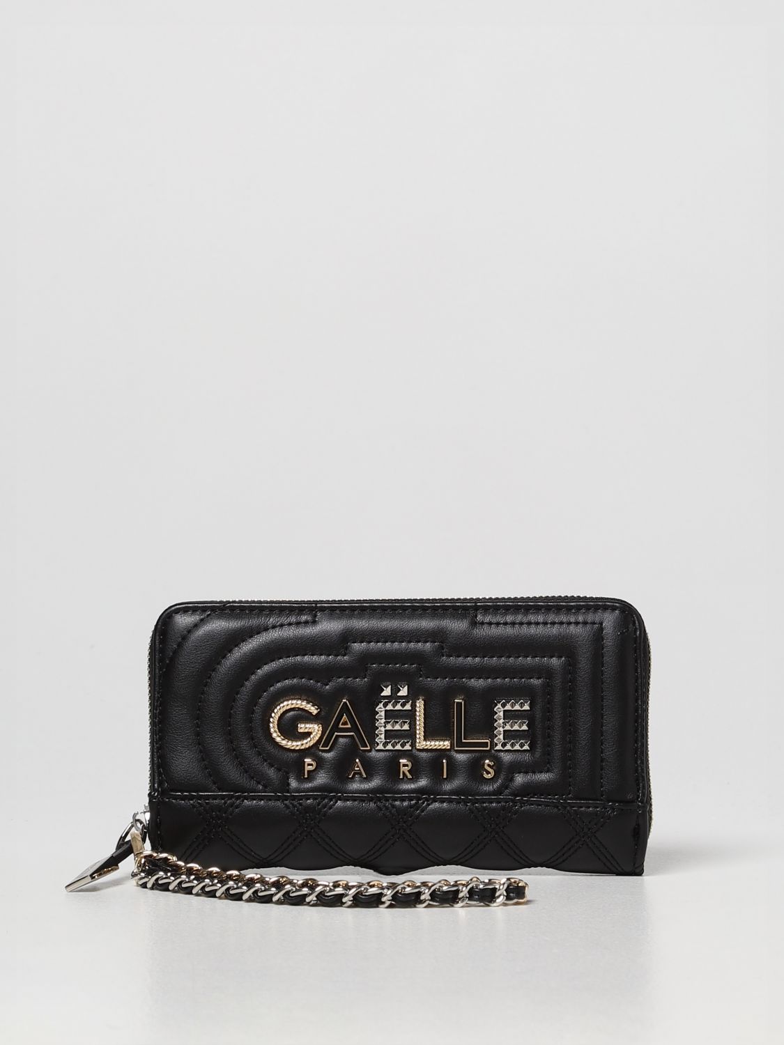 Gaelle Paris Wallet In Synthetic Leather In Black