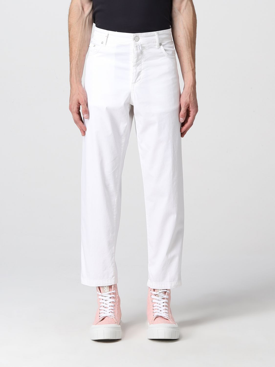 KITON: pants for man - White | Kiton pants UPNCARJ0756A online on ...