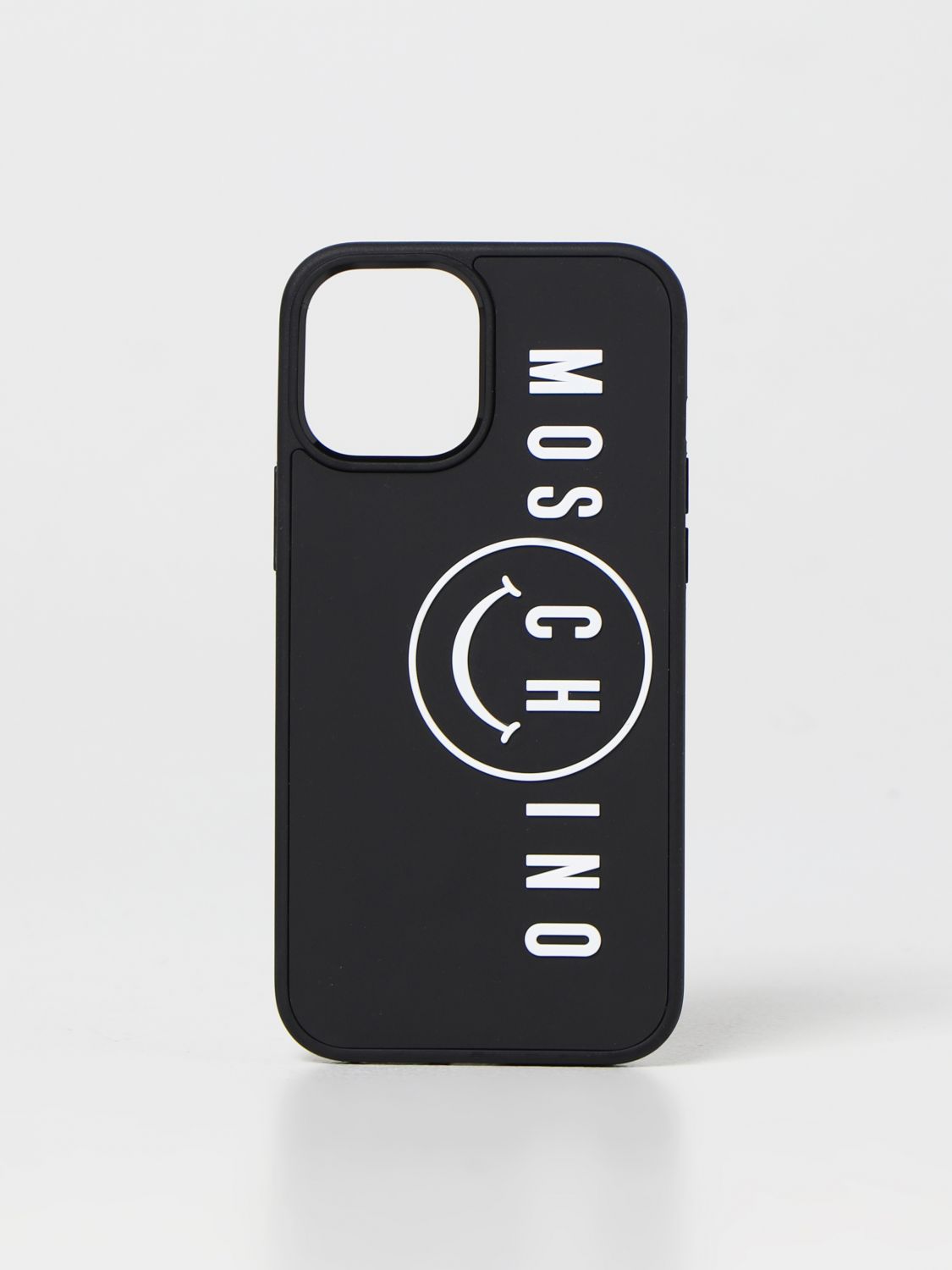 MOSCHINO COUTURE: IPhone 12 Pro Max cover - Black | Moschino Couture ...