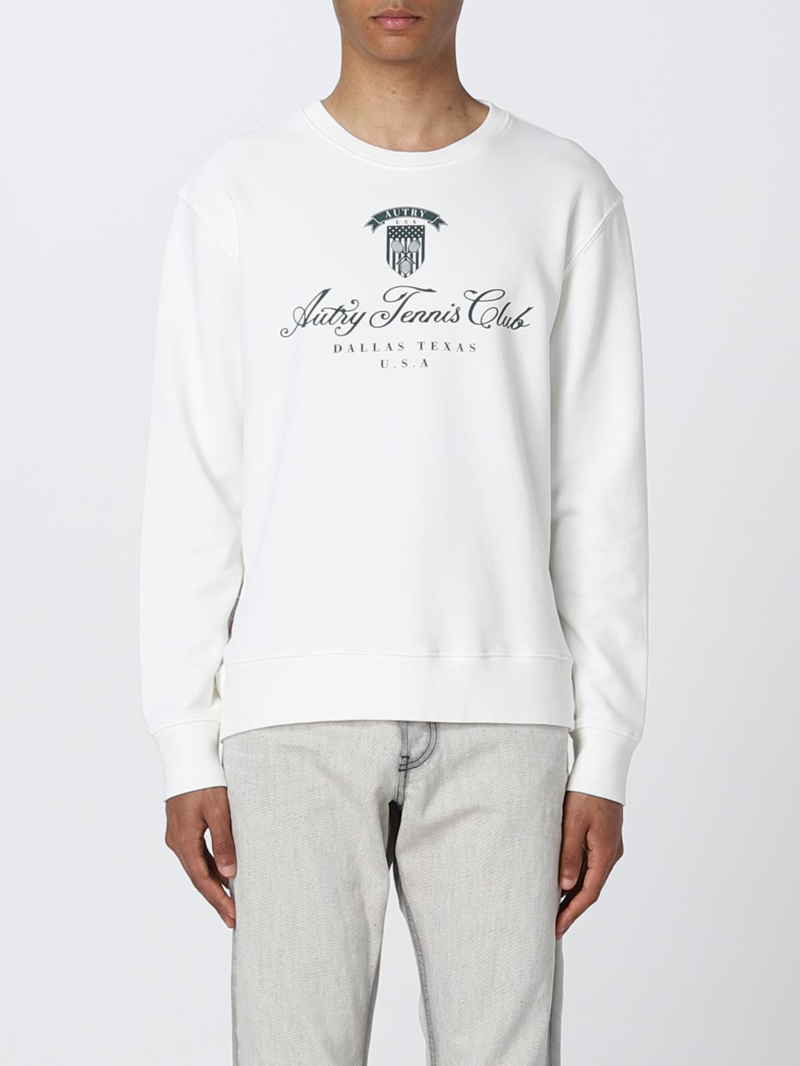 AUTRY: Felpa Tennis Club in cotone - Bianco | Felpa Autry SWTMA960  GIGLIO.COM