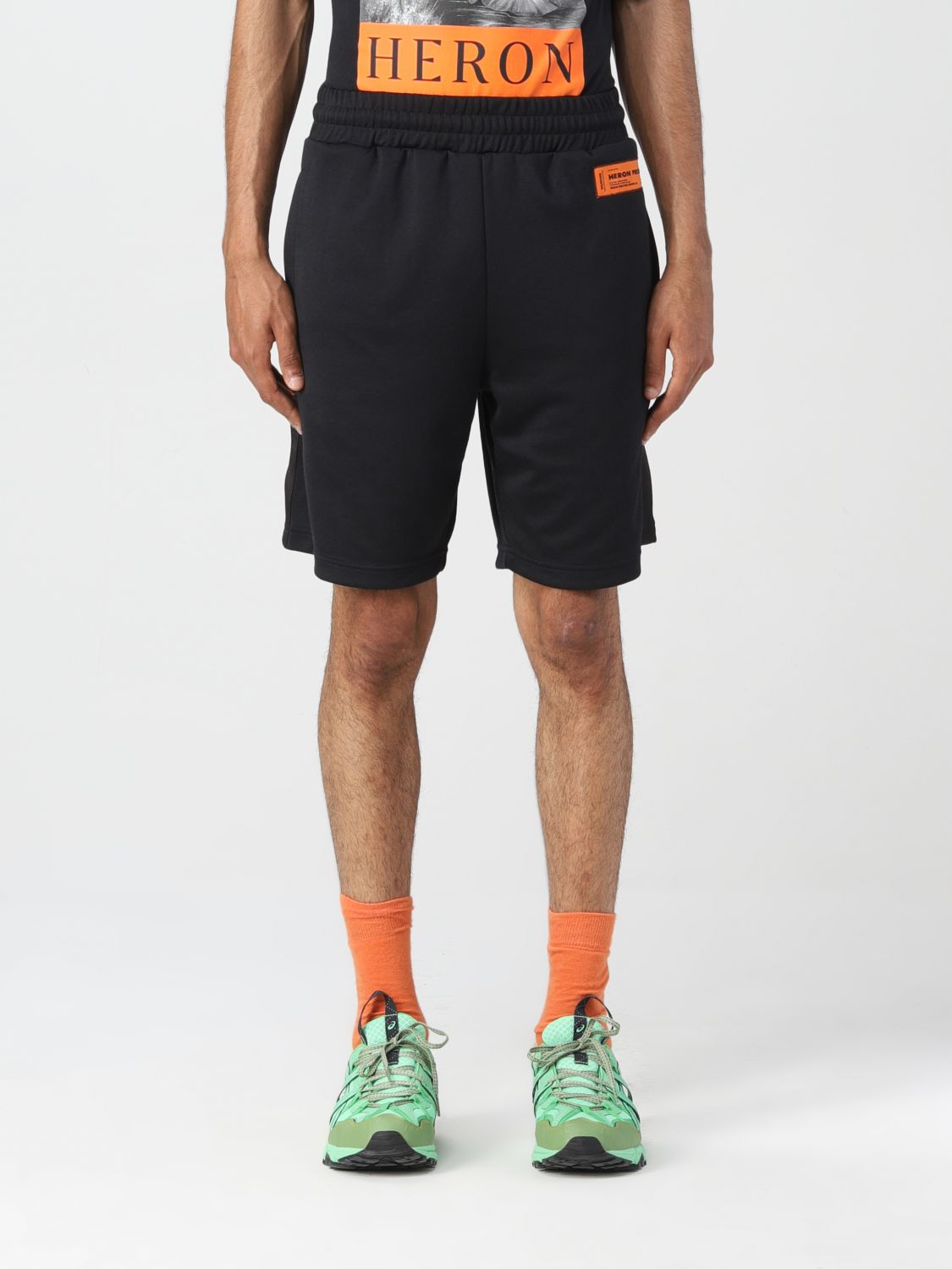 HERON PRESTON: short for man - Black | Heron Preston short ...