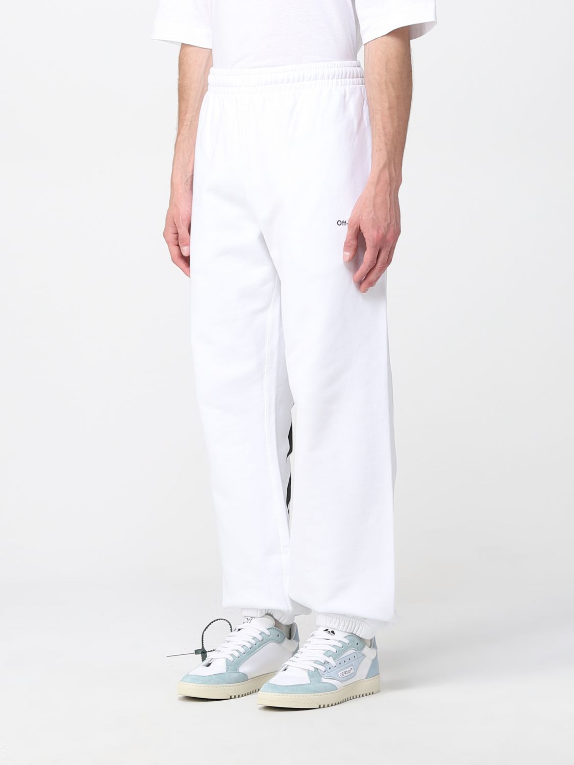 OFF-WHITE: パンツ メンズ - ホワイト | パンツ Off-White OMCH029C99FLE002 GIGLIO.COM