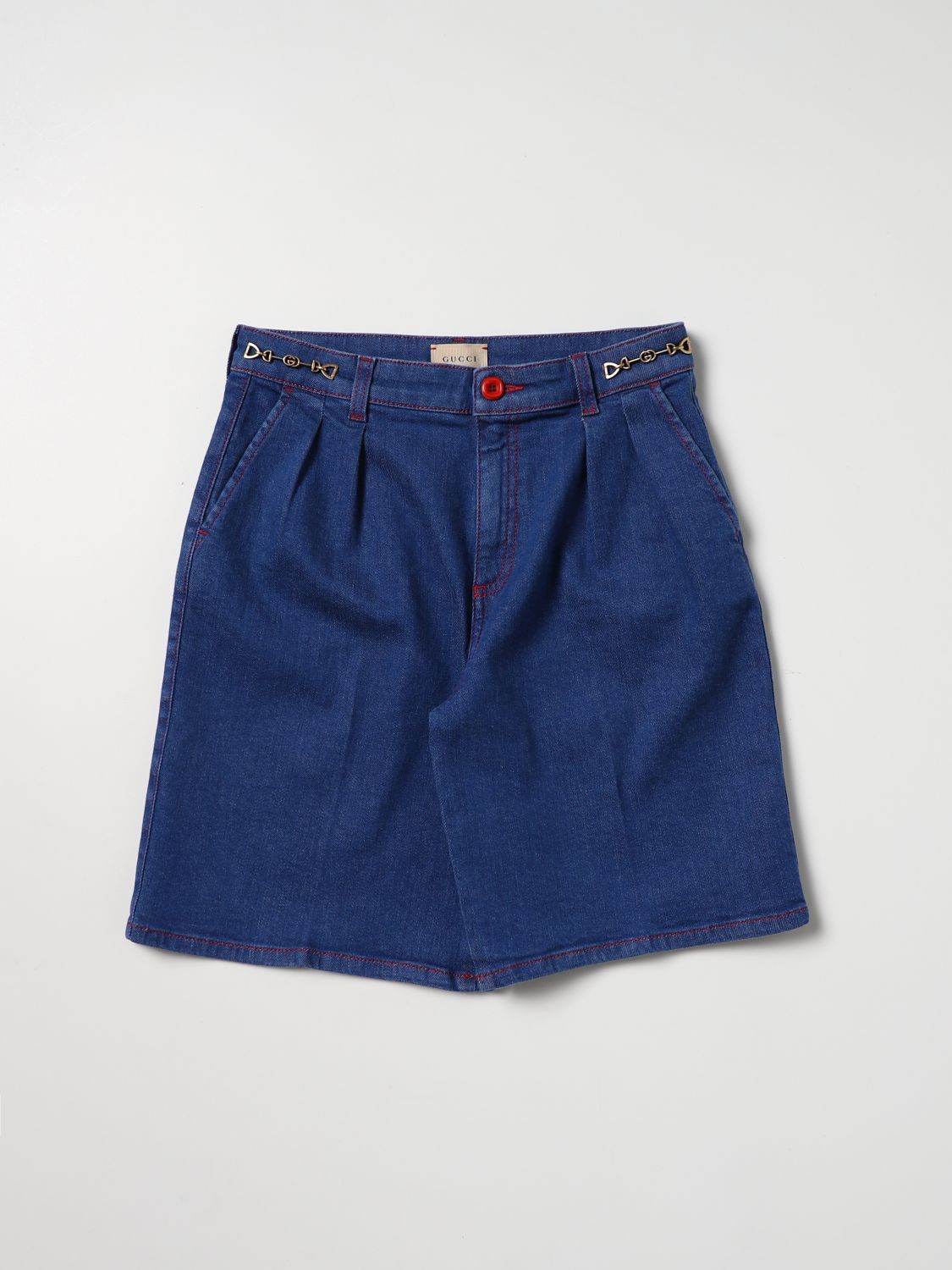 Shorts Gucci: Gucci kids' pants blue 1