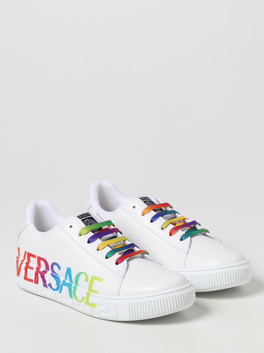 rainbow versace shoes