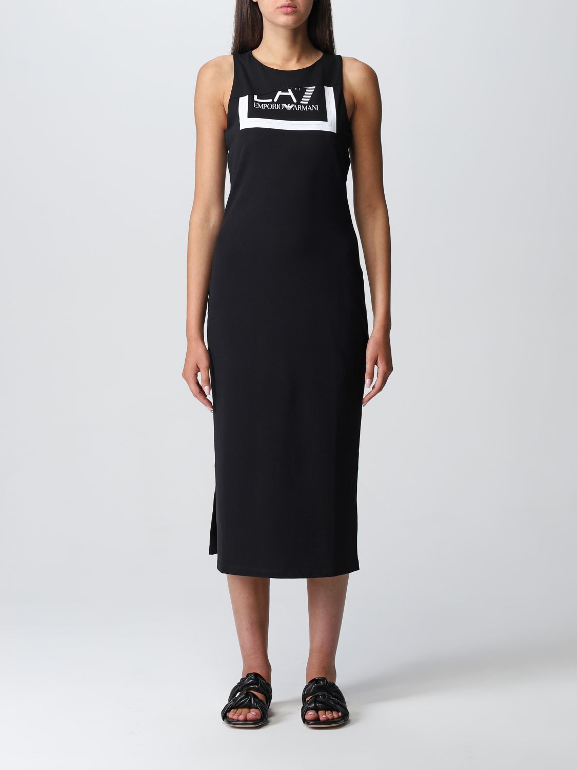 EA7: Dress women - Black | Dress Ea7 3LTA55TJ01Z GIGLIO.COM