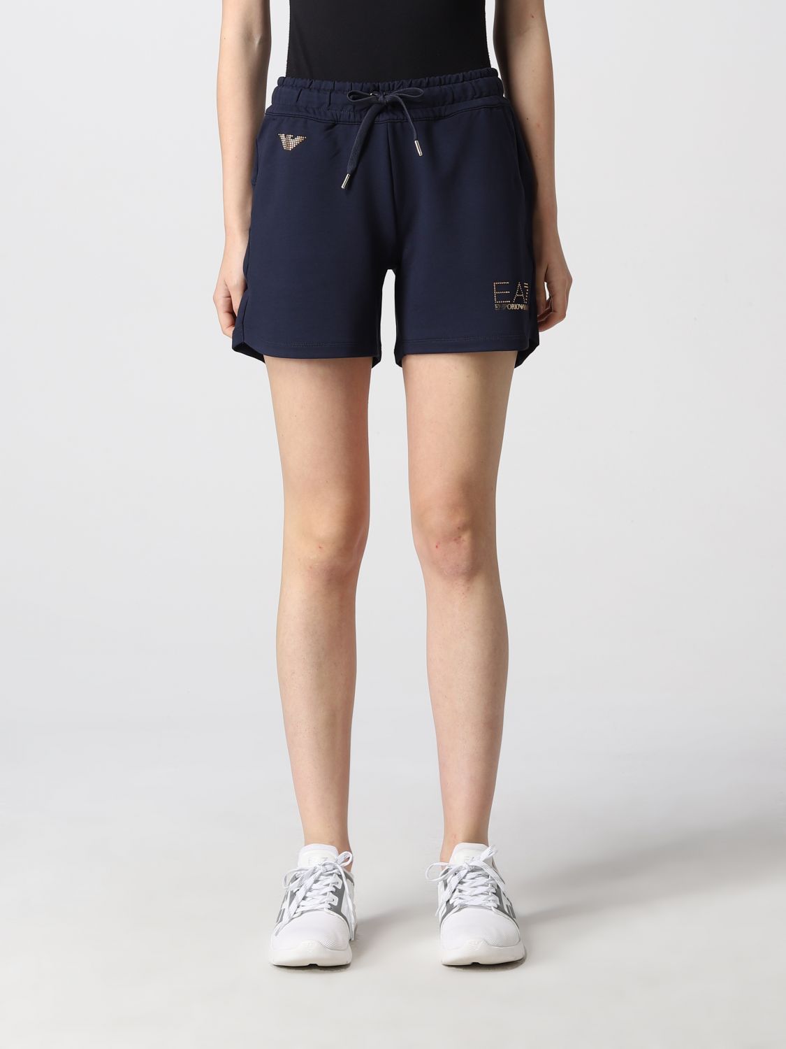 Ea7 Short  Woman Color Blue