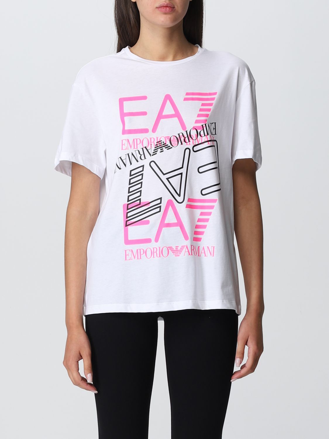 Ea7 T-shirt White  Woman