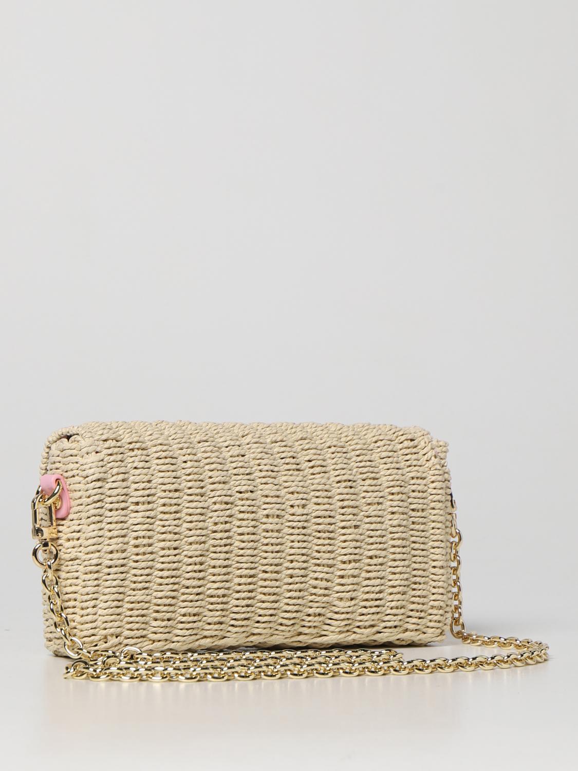 CHIARA FERRAGNI: Borsa Capsule Party Garden in paglia - Beige | Borsa Mini Chiara  Ferragni 72SB4BX2ZG102 GIGLIO.COM