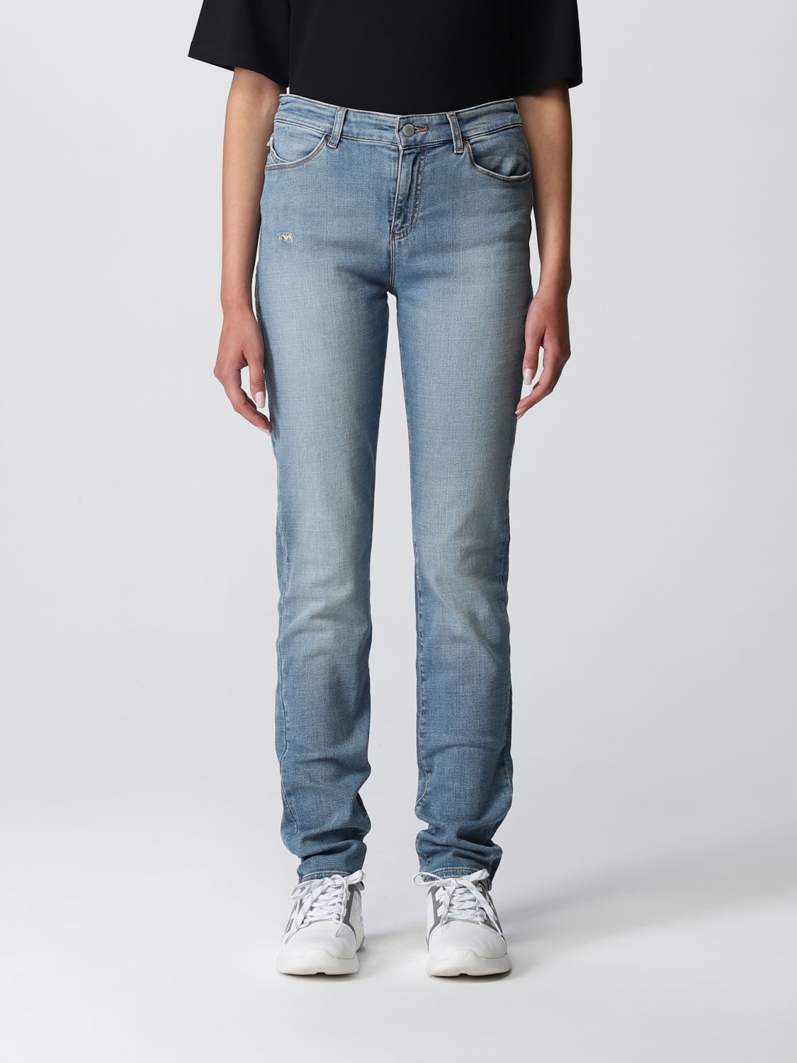 jukbeen bord Beperking Emporio Armani Outlet: jeans in washed denim - Denim | Emporio Armani jeans  3L2J182DQ0Z online on GIGLIO.COM