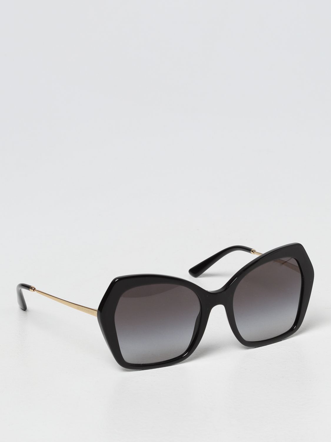 DOLCE & GABBANA: sunglasses in acetate and metal - Black | Dolce ...
