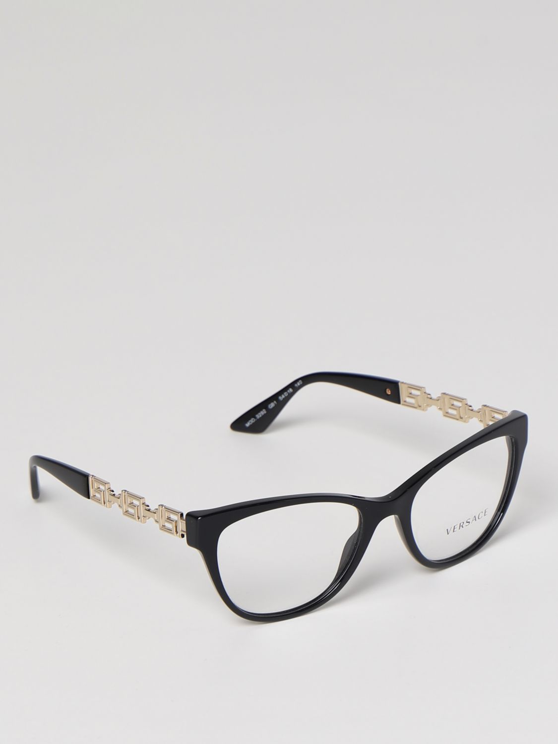 Glasses Versace: Versace eyeglasses in acetate and metal black 1
