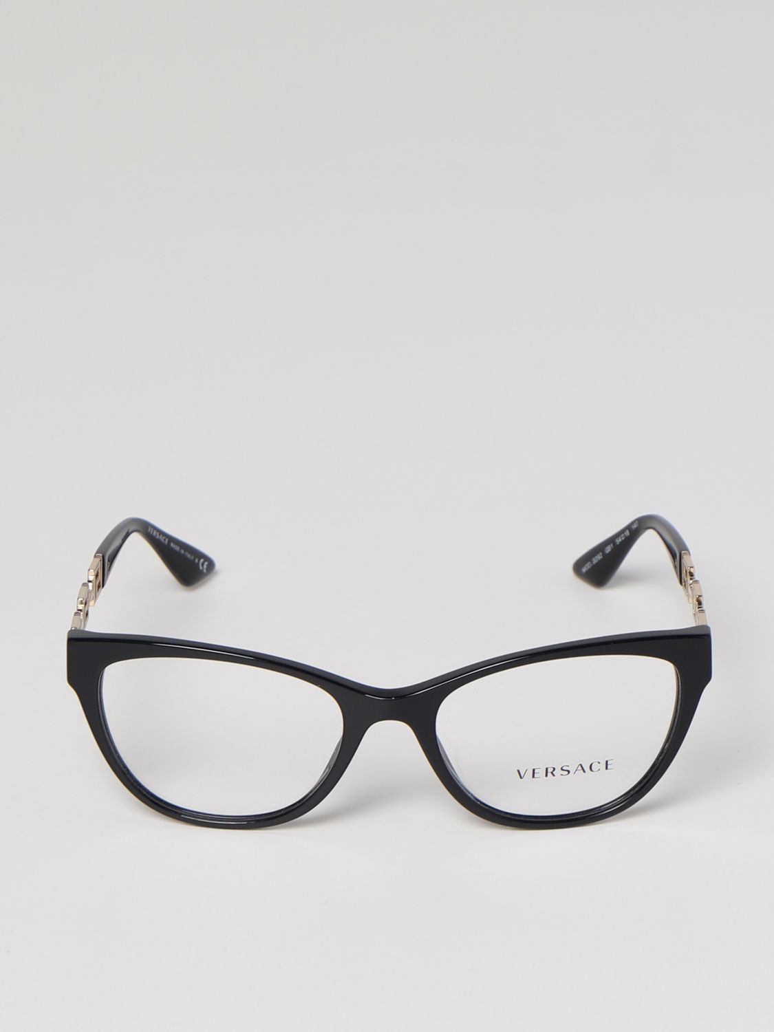 Glasses Versace: Versace eyeglasses in acetate and metal black 2