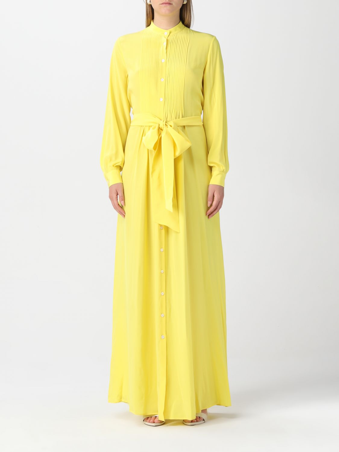 드레스 키톤: 드레스 여성 Kiton 옐로우 1