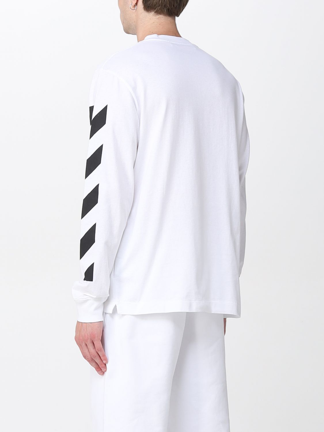 オフホワイト(OFF-WHITE): Tシャツ メンズ - ホワイト | Tシャツ オフホワイト OMAB064C99JER001 GIGLIO.COM