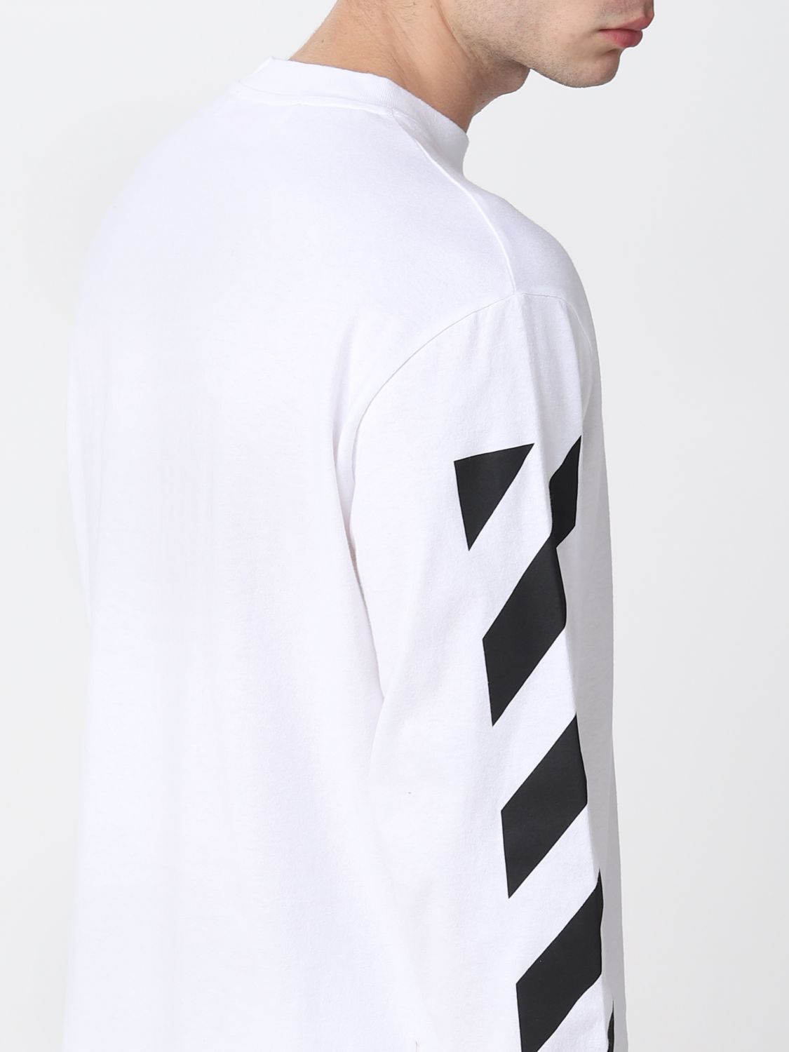 オフホワイト(OFF-WHITE): Tシャツ メンズ - ホワイト | Tシャツ オフホワイト OMAB064C99JER001 GIGLIO.COM