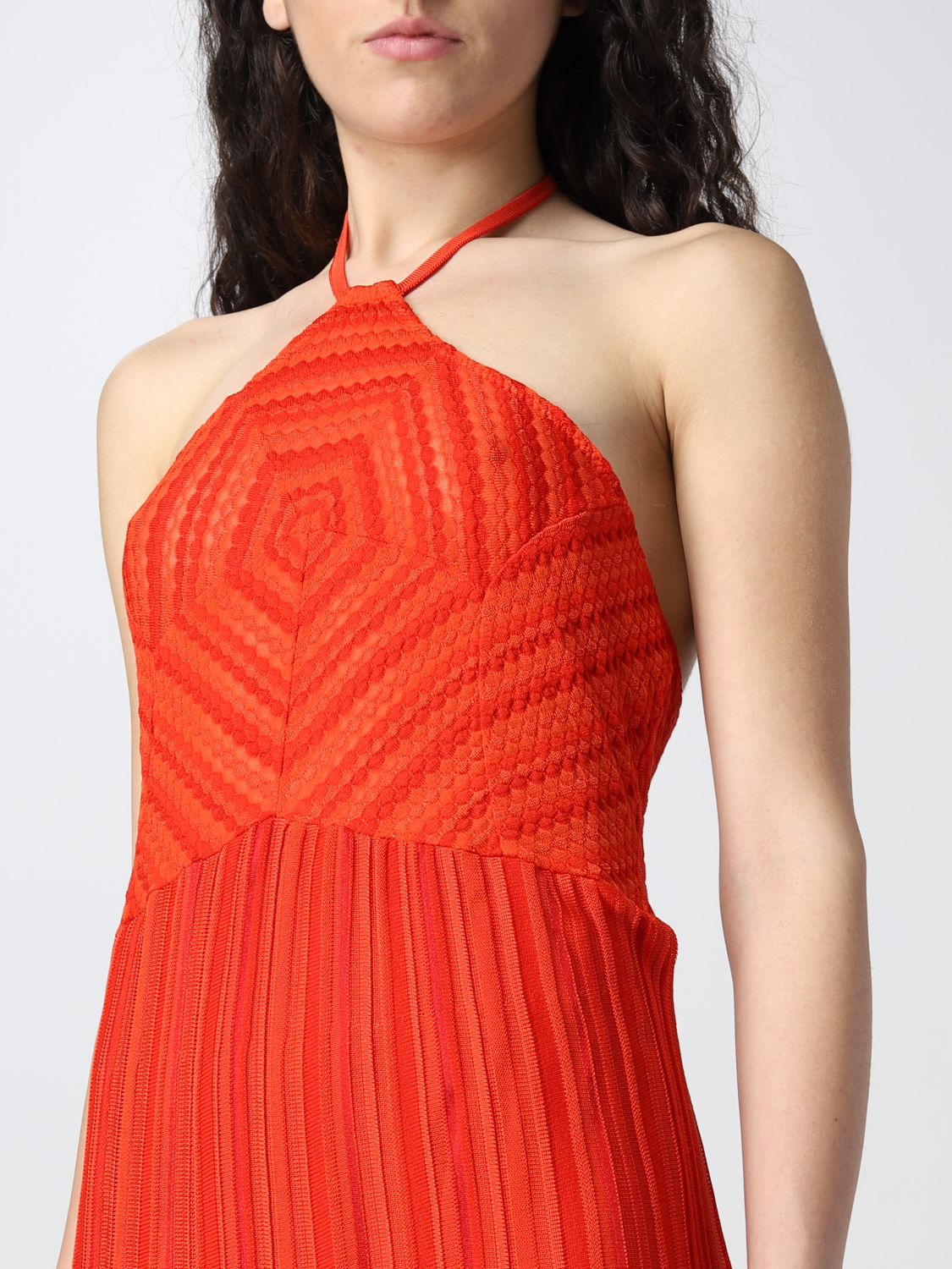 Dress Missoni: Missoni long knit dress red 3