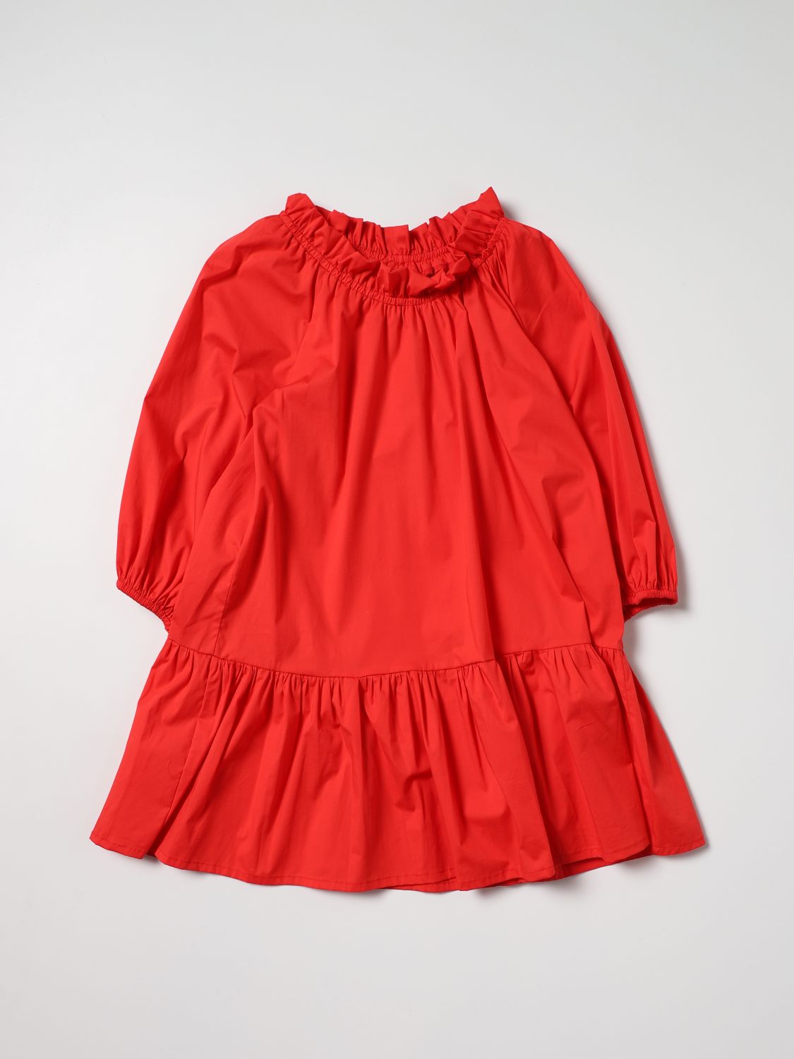 Dress Piccola Ludo: Piccola Ludo dress for girls red 1