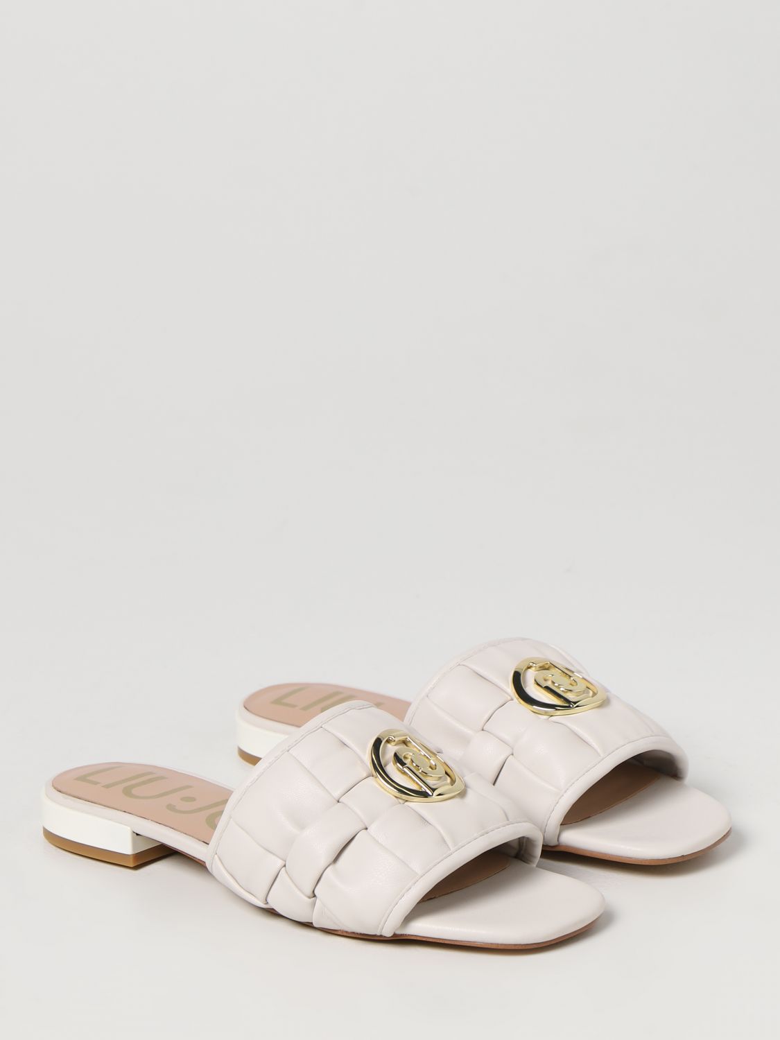 Sandales Liu Jo en coloris Blanc Femme Chaussures Chaussures plates Sandales plates 